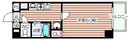 【間取り】 | グランパシフィック十三