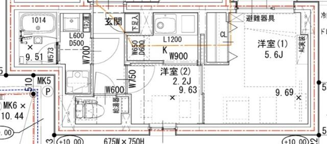 【間取り】 | ラヴィエール荏原中延