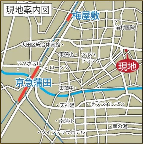 ミレハウスの地図
