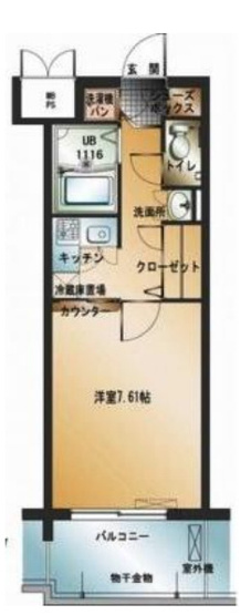 【間取り】 | エンクレスト天神Ⅱ