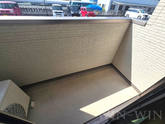 ベル アンジュ Cのバルコニー|イメージ（同施工会社同一モデルの写真です）
