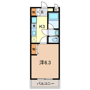 レジデンス所沢参番館の間取り