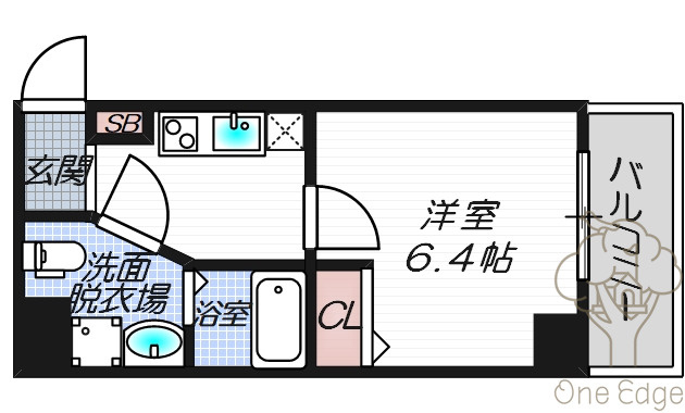 レクシア天神橋の間取り