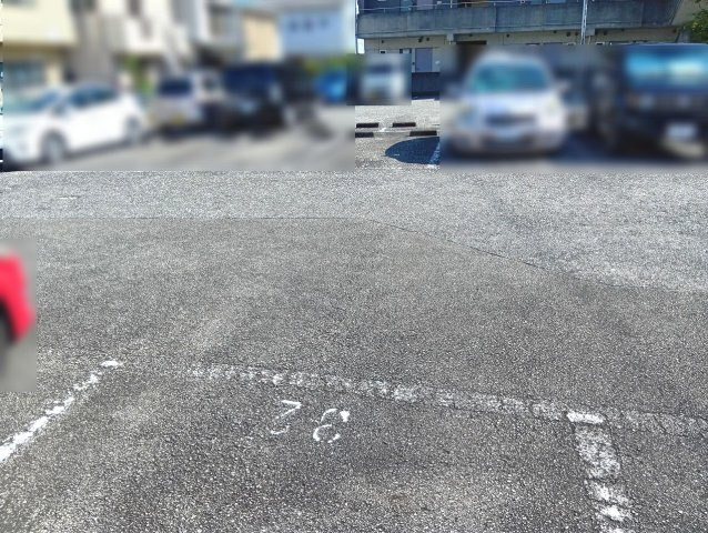 EXT B棟の駐車場|駐車場に車を止められます