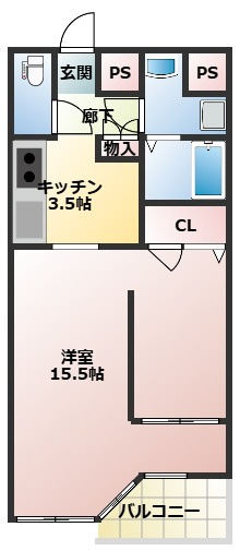 EXT B棟の間取り