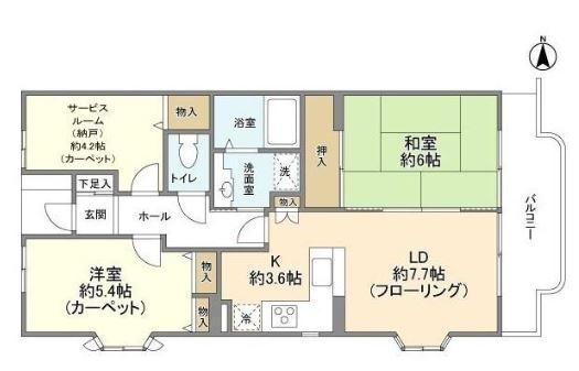 【間取り】 | パイロットハウスサン戸塚 | 角部屋！