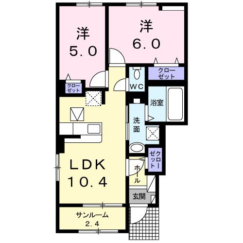 【間取り】 | スカイテラス２１　Ⅰ号館