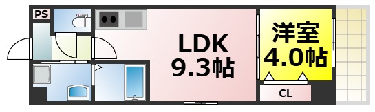 【間取り】 | モダンアパートメント大阪ドーム前 仲介手数料無料