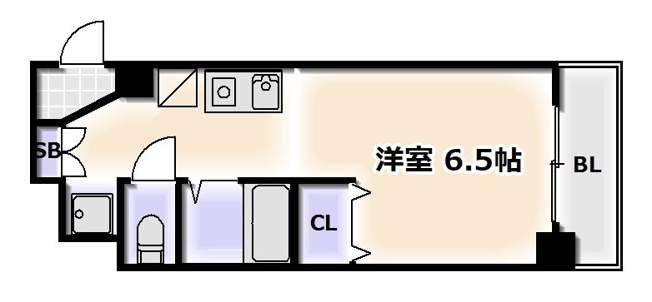 【間取り】 | フロンティアテラス難波南