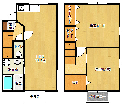 【間取り】 | ウエステリアコートＤ | ウエステリアコートＤ(Goodhome)