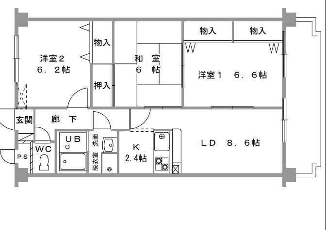 ソシアヒルズの外観
