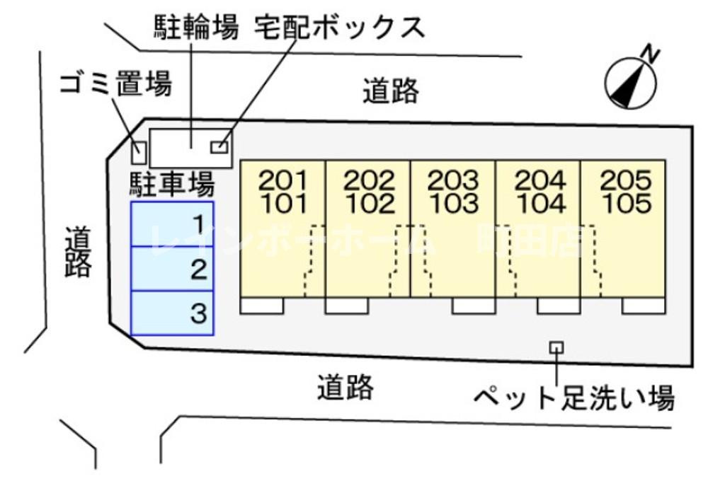 レフィナード※初期費用分割あと払いサービス利用可能物件の区画図
