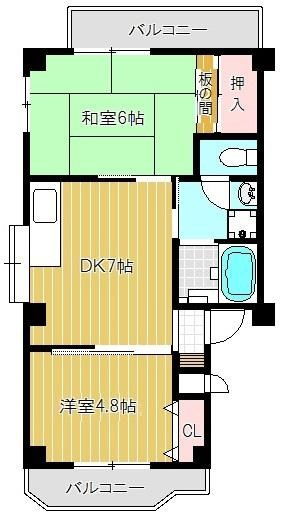 メゾン　ユニの間取り