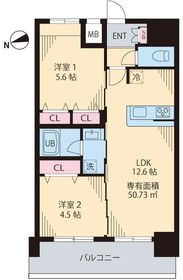 【間取り】 | ルカナル門前仲町