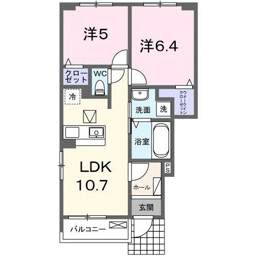 【間取り】 | 仮称；宮久保４丁目アパートⅠ