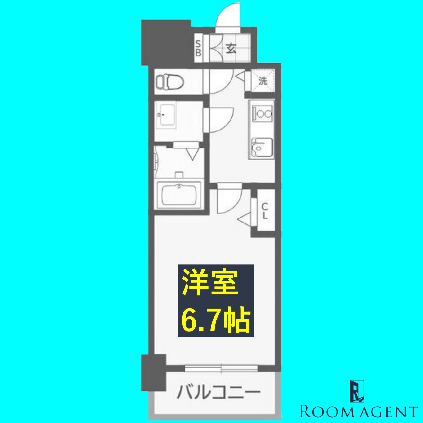 プレサンス鶴舞公園セラヴィの間取り
