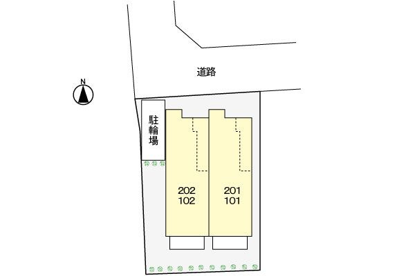 アメティスタ西新井の駐車場