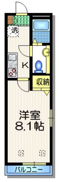 ジュネス祖師谷の間取り