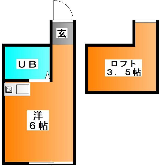 レジデンシャル大倉山の間取り