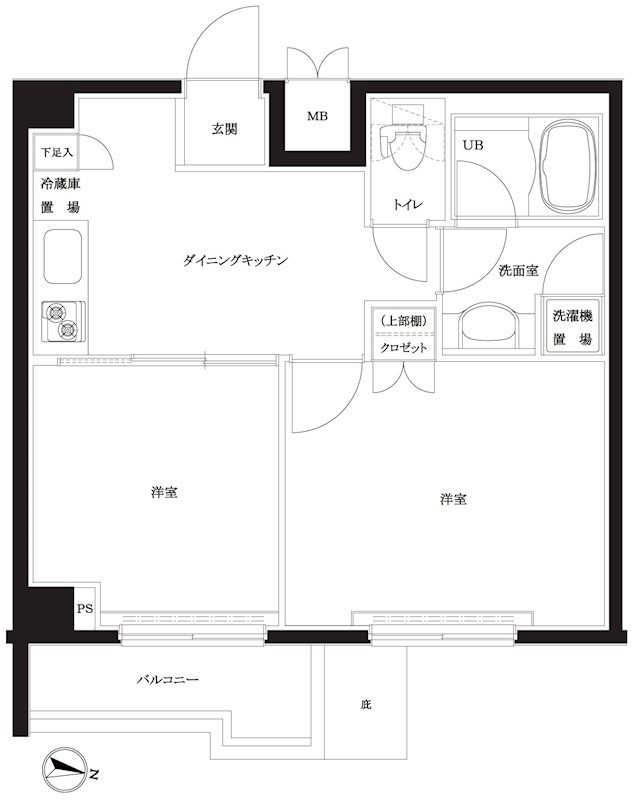 ルーブル住吉の間取り