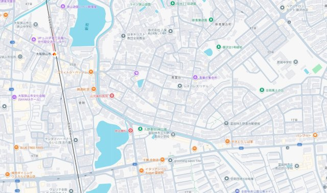 富田林市加太　第1期　新築一戸建ての地図
