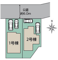 【区画図】 | ご家族様のプライベート空間が確保できる素敵な間取りです。また敷地ゆったりですので、おうち時間を楽しむのにもぴったりですね♪