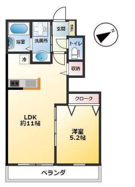 ビオ八多町の間取り