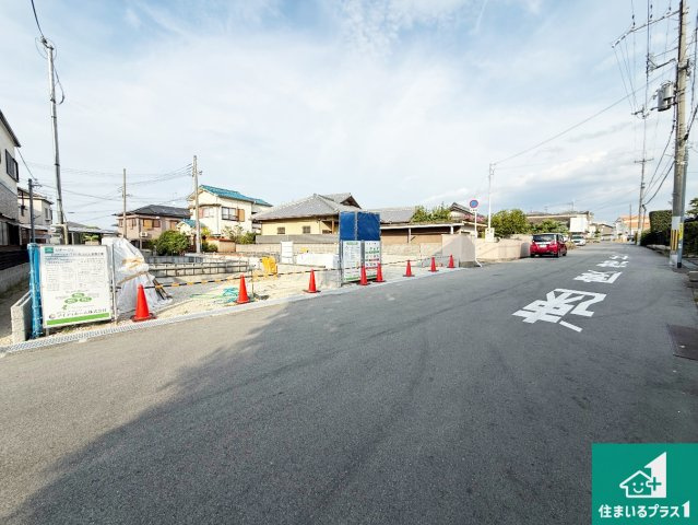 富田林市加太　第1期　新築一戸建ての外観|現在建築中！落ち着いた街並みで新生活を始めることが出来そう！周辺の物件も併せてご紹介させて頂きます！