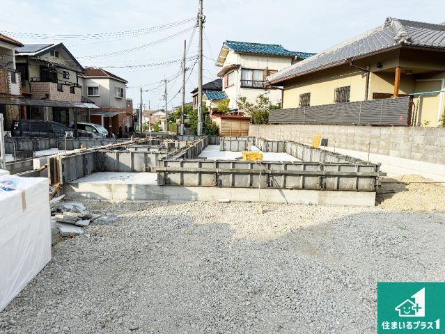 富田林市加太　第1期　新築一戸建ての外観|現在建築中！落ち着いた街並みで新生活を始めることが出来そう！周辺の物件も併せてご紹介させて頂きます！