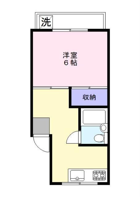 シルクハイツＡの間取り