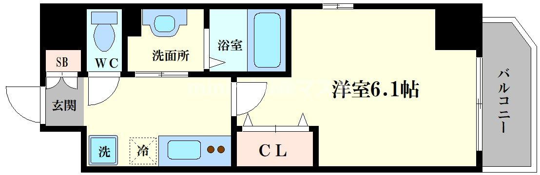 オズレジデンス今里NORTHの間取り