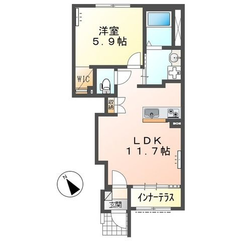 ララⅡ（La LaⅡ）の間取り