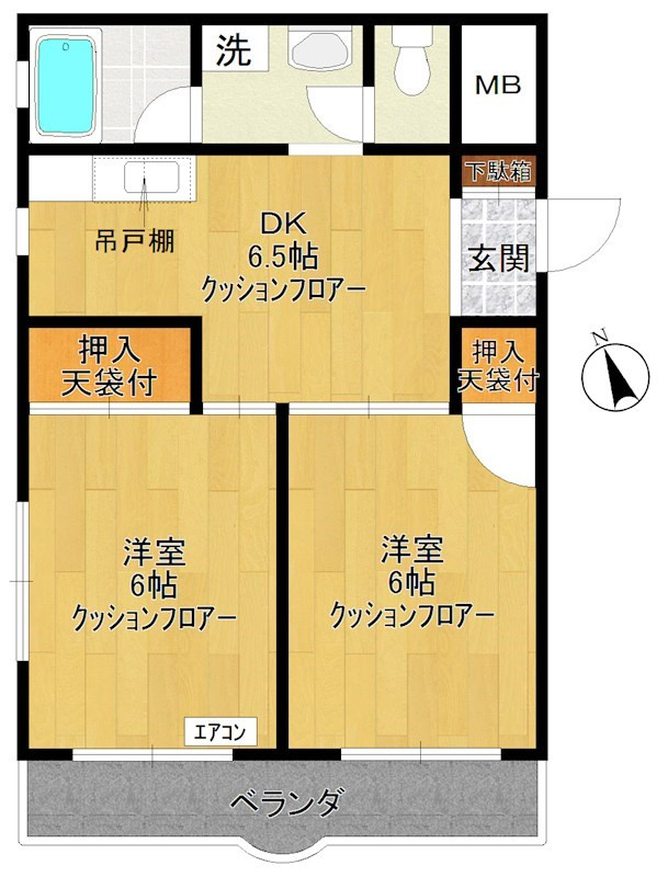 菅マンションの間取り