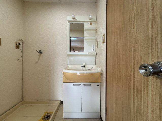 菅マンションの洗面所