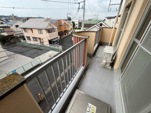 菅マンションのバルコニー