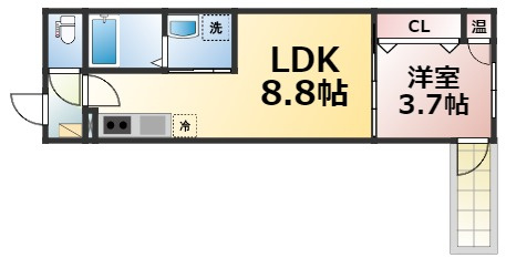【間取り】 | F ASECIA LIPINE 仲介手数料無料