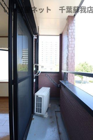 アリエーテのバルコニー|陽当たり良好なバルコニーです