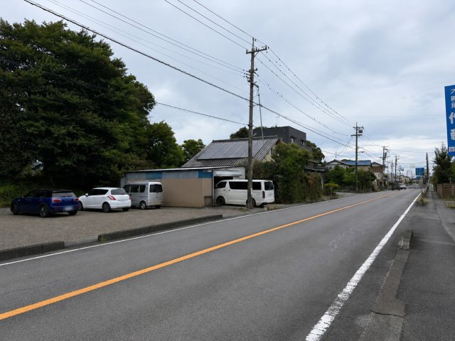 焼津市大覚寺売土地の前面道路含む現地写真