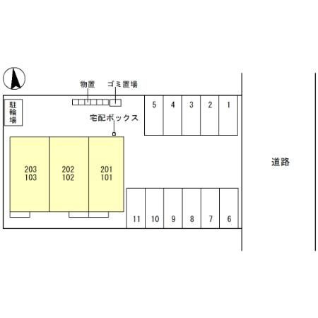 Annya(アンヤ）の区画図