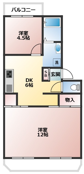 第2ヤマダマンションの間取り