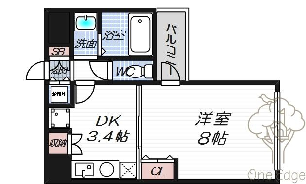 SK扇町公園の間取り