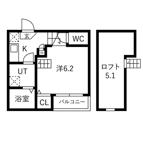 HUMMING LIFE 中村区役所の間取り