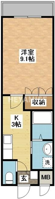 サニーヒルズ出雲の間取り