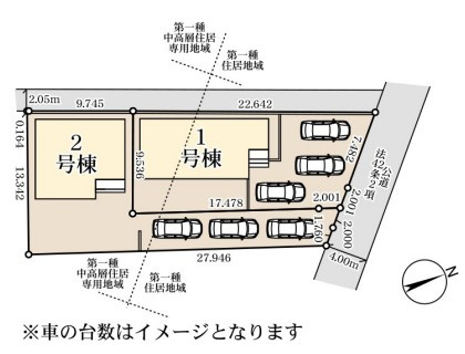 【区画図】 | Livele Garden.S加須市礼羽　新築住宅