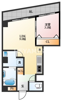 HillStageHeiwamachiの間取り