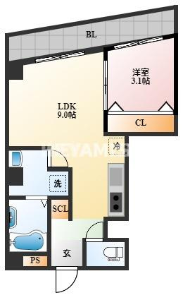 HillStageHeiwamachiの間取り
