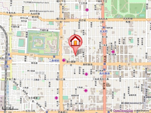 ハイダウェイ下古城の地図