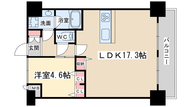 【間取り】 | エクシアテラス梅田