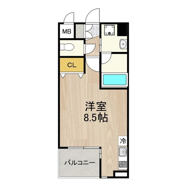 CITY SPIRE 名駅北の間取り