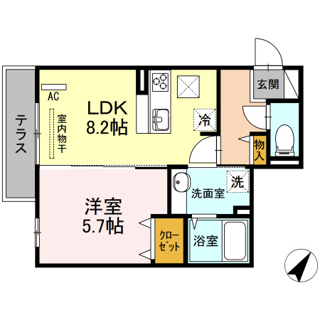 ベローナの間取り